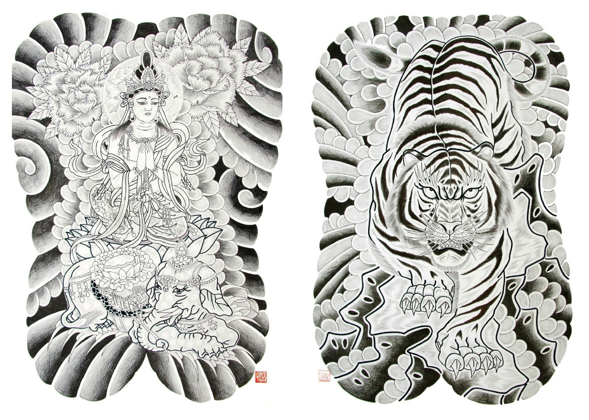 彫流の作品 「刺青師 初代彫流」 | フォトブック・フォト（写真