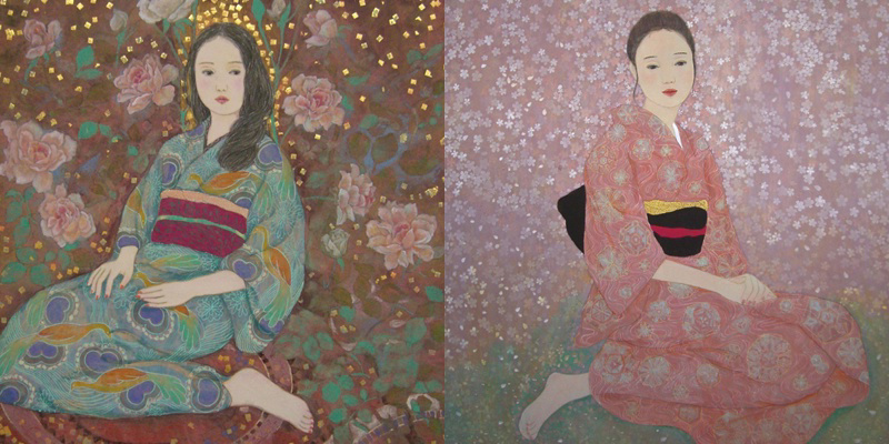 日本画猫の作品 「中井智子 日本画 作品集 1」 | フォトブック