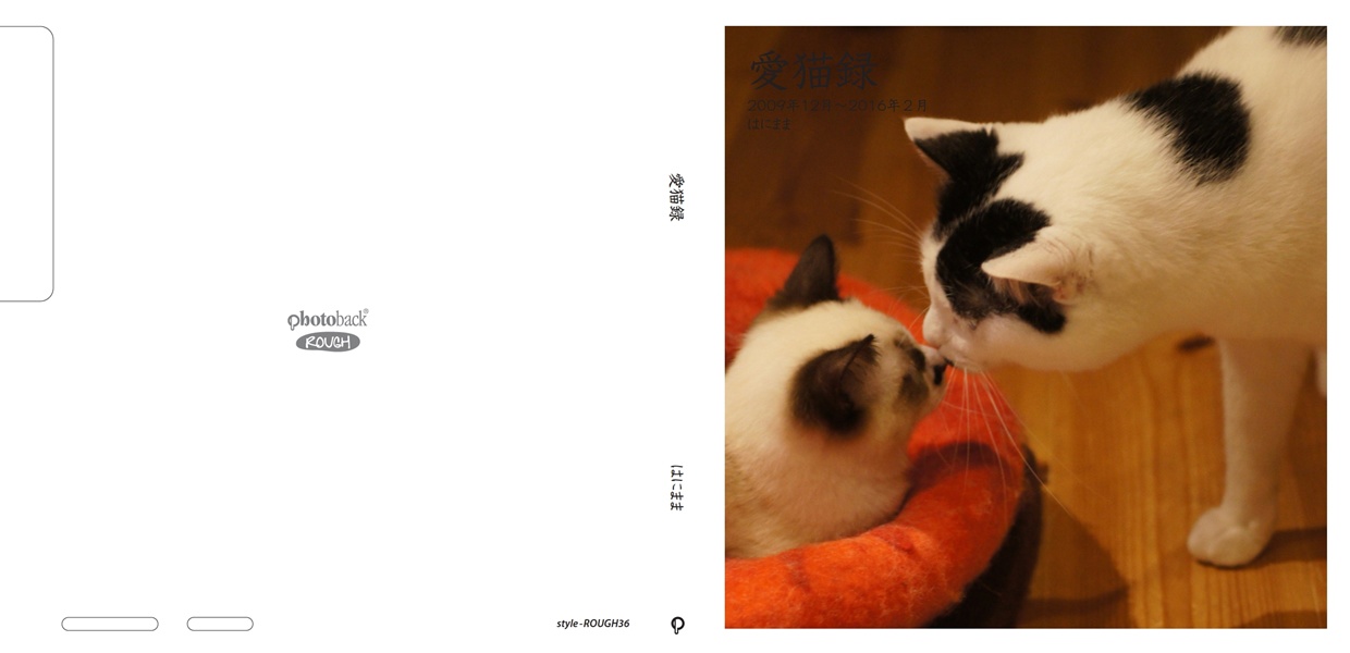 作品【愛猫】　写真３枚目・説明欄を参照の上、ご購入ください はにままの作品 「愛猫録」 | フォトブック・フォト（写真）アルバム