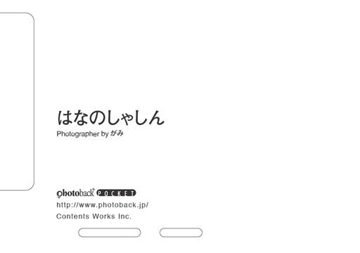 フォトブック ジャケット裏