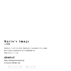 フォトブック ジャケット裏