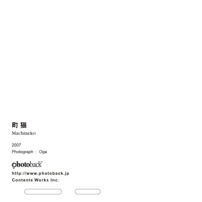 フォトブック ジャケット裏