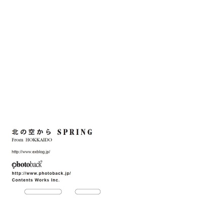 フォトブック ジャケット裏