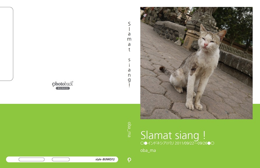 フォトブック ジャケット