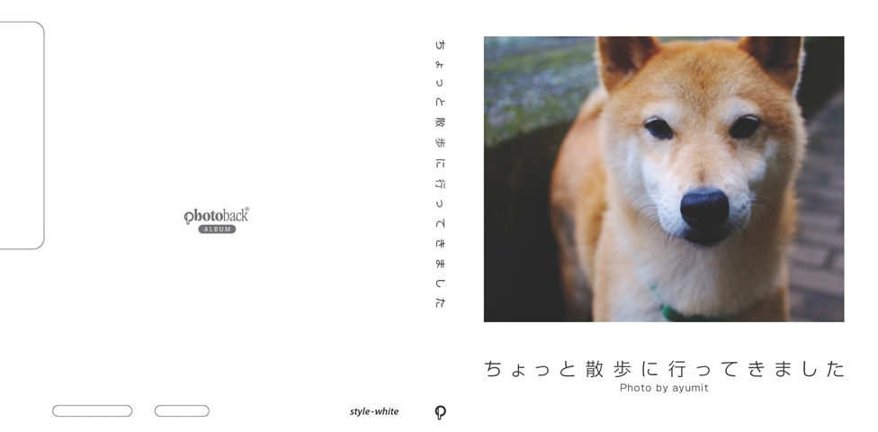 フォトブック ジャケット