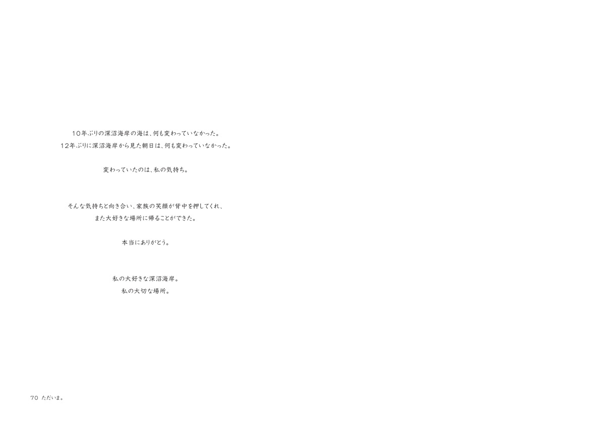フォトブック 70ページ目